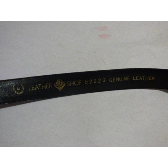 Vintage Black Suede And Leather With Gold Buckle - Picture 3 of 12